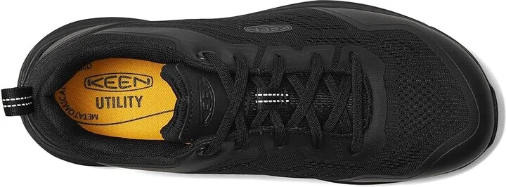 KEEN Utility Sparta II (Alloy Toe) Men's Shoes Black/Black : 9.5 EE - Wide, Textile/Synthetic - Image 2