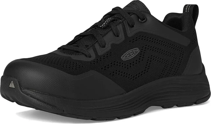 KEEN Utility Sparta II (Alloy Toe) Men's Shoes Black/Black : 9.5 EE - Wide, Textile/Synthetic - Image 5