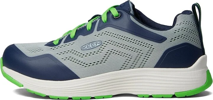 KEEN Utility Sparta II (Alloy Toe) Men's Shoes Puritan Gray/Pageant Blue : 9.5 EE - Wide, Textile/Synthetic - Image 6