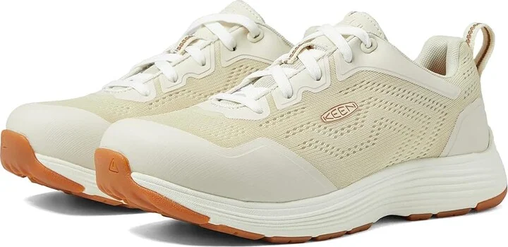 KEEN Utility Sparta II (Alloy Toe) Women's Shoes Birch/Brown Sugar : 9.5 D - Wide, Textile/Synthetic