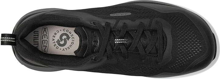 KEEN Utility Sparta II ESD (Alloy Toe) Men's Shoes Steel Grey/Black : 9.5 EE - Wide, Textile/Synthetic - Image 2