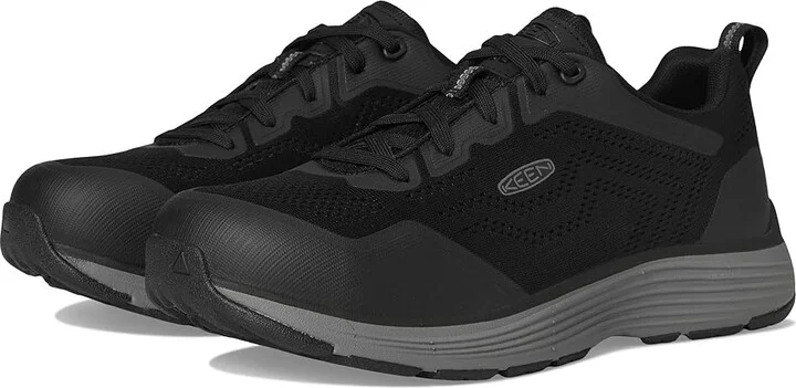KEEN Utility Sparta II ESD (Alloy Toe) Men's Shoes Steel Grey/Black : 9.5 EE - Wide, Textile/Synthetic