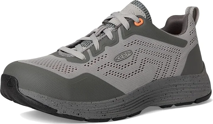 KEEN Utility Sparta II ESD (Alloy Toe) Women's Shoes Drizzle/Papaya : 9.5 D - Wide, Textile/Synthetic - Image 5
