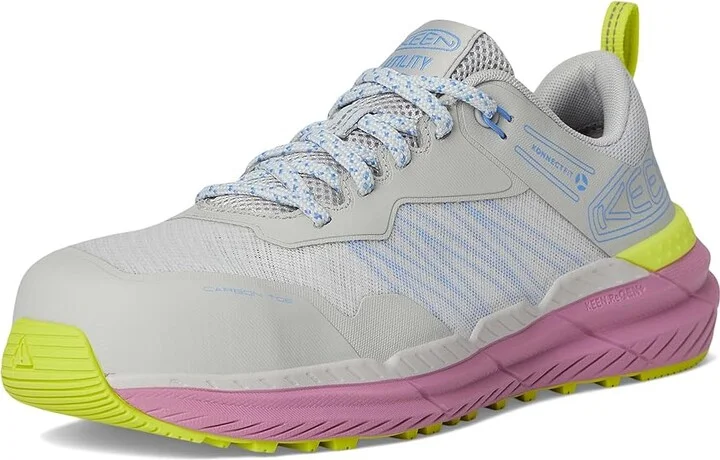 KEEN Utility Speedworks ESD Work Sneakers (Carbon-Fiber Toe) Women's Work Boots Alloy/Moonlight Mauve : 11 B - Medium, Textile - Image 5
