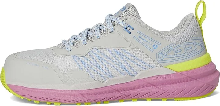 KEEN Utility Speedworks ESD Work Sneakers (Carbon-Fiber Toe) Women's Work Boots Alloy/Moonlight Mauve : 11 B - Medium, Textile - Image 6