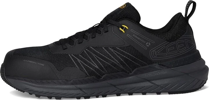 KEEN Utility Speedworks Work Sneakers (Carbon-Fiber Toe) Men's Work Boots Black/Steel Grey : 8 D - Medium - Image 6