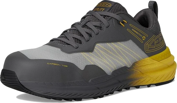 KEEN Utility Speedworks Work Sneakers (Carbon-Fiber Toe) Men's Work Boots Magnet/Black : 8.5 D - Medium - Image 5