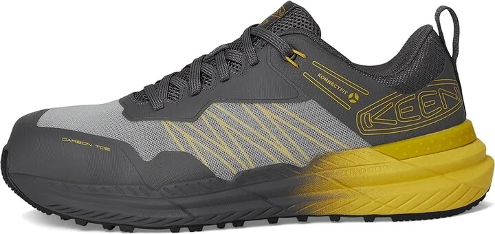 KEEN Utility Speedworks Work Sneakers (Carbon-Fiber Toe) Men's Work Boots Magnet/Black : 8.5 D - Medium - Image 6