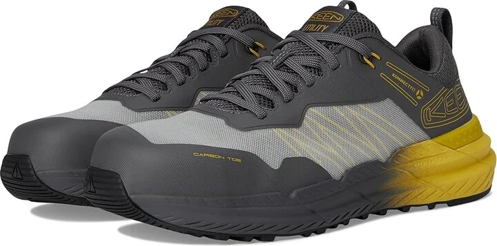 KEEN Utility Speedworks Work Sneakers (Carbon-Fiber Toe) Men's Work Boots Magnet/Black : 8.5 D - Medium