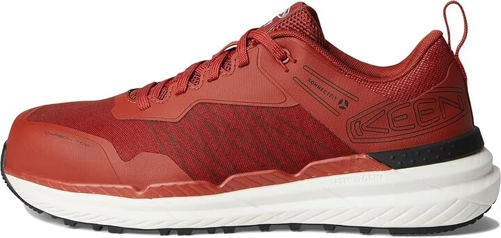 KEEN Utility Speedworks Work Sneakers (Carbon-Fiber Toe) Men's Work Boots Red Ochre/Black : 11 D - Medium, Synthetic - Image 6