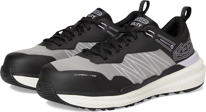 KEEN Utility Speedworks Work Sneakers (Carbon-Fiber Toe) Women's Work Boots Thistle/Black : 5 D - Wide, Leather/Synthetic