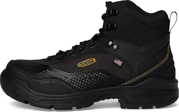 KEEN Utility Stronglite 6 Waterproof Boot (Comp Toe) Men's Hiking Boots Black/Black : 10.5 EE - Wide, Synthetic - Image 6