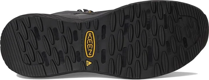 KEEN Utility Synchro Waterproof Work Boot (Carbon-Fiber Toe) Men's Work Boots Magnet/Black : 11 D - Medium, Leather - Image 3