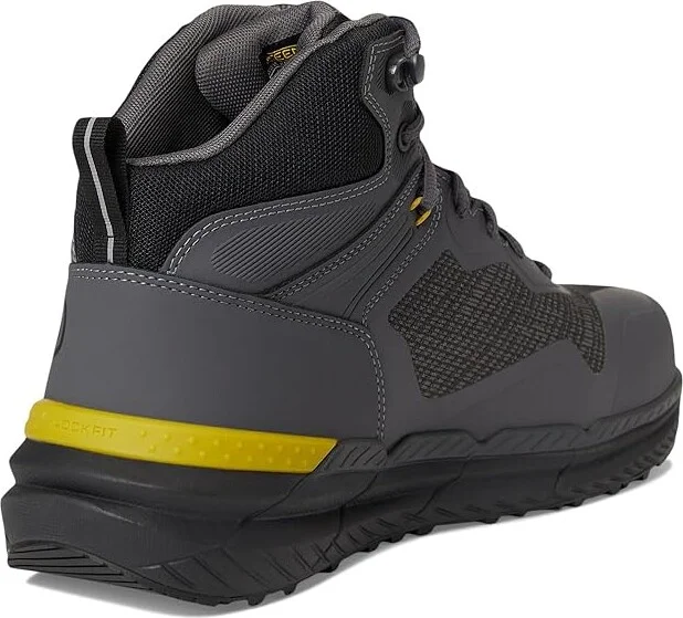 KEEN Utility Synchro Waterproof Work Boot (Carbon-Fiber Toe) Men's Work Boots Magnet/Black : 11 D - Medium, Leather - Image 4