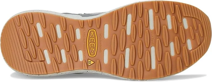 KEEN Utility Synchro Waterproof Work Boot (Carbon-Fiber Toe) Women's Work Boots Steel Grey/Gum : 8.5 B - Medium, Leather - Image 3
