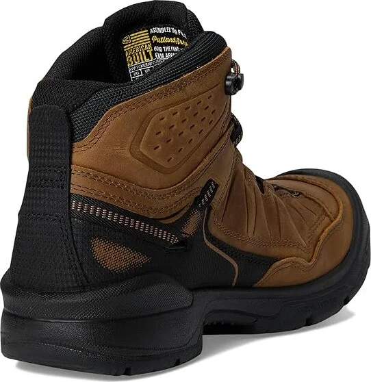 KEEN Utility Targhee IV Waterproof Work Boot (Carbon Toe) Men's Shoes Belgian/Black : 15 D - Medium, Leather - Image 4
