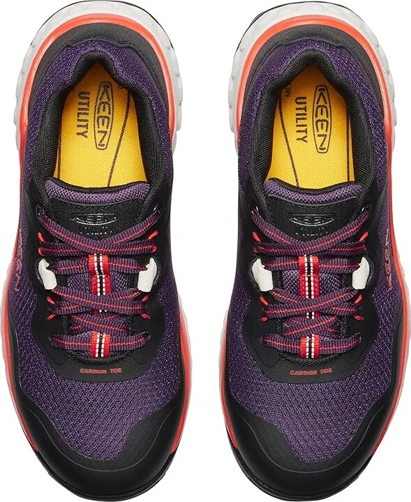 KEEN Utility Tempe Comp Toe Women's Shoes Sweet Grape/Black : 8 B - Medium - Image 2