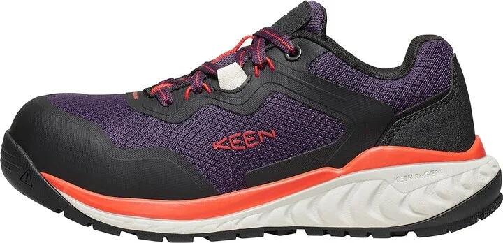 KEEN Utility Tempe Comp Toe Women's Shoes Sweet Grape/Black : 8 B - Medium - Image 5