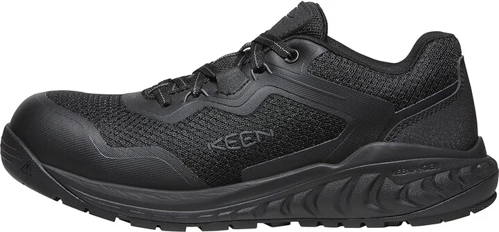 KEEN Utility Tempe Men's Shoes Black/Black : 10 D - Medium - Image 5