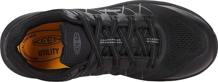 KEEN Utility Vista Energy (Comp Toe) Men's Shoes Black/Raven : 9.5 EE - Wide, Textile/Synthetic - Image 2