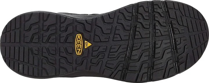 KEEN Utility Vista Energy (Comp Toe) Men's Shoes Black/Raven : 9.5 EE - Wide, Textile/Synthetic - Image 3