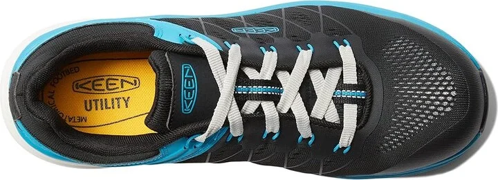 KEEN Utility Vista Energy (Comp Toe) Men's Shoes Hawaiian Ocean/Black : 9.5 D - Medium, Textile/Synthetic - Image 2