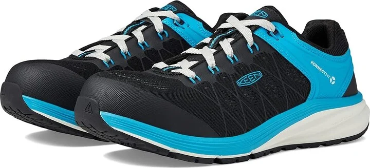 KEEN Utility Vista Energy (Comp Toe) Men's Shoes Hawaiian Ocean/Black : 9.5 D - Medium, Textile/Synthetic