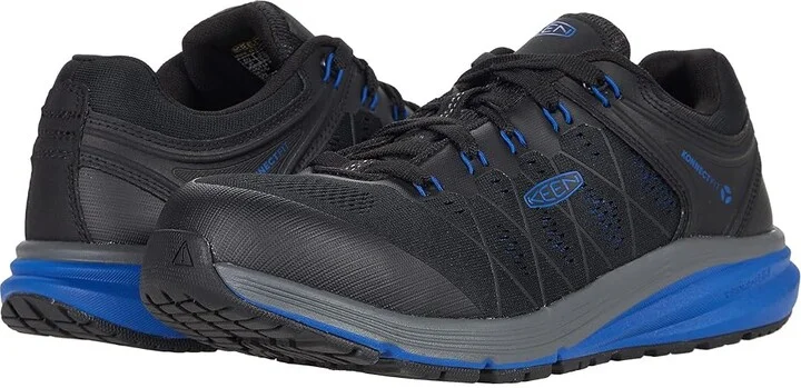 KEEN Utility Vista Energy (Comp Toe) Men's Shoes Nautical Blue/Black : 10 D - Medium, Textile/Synthetic