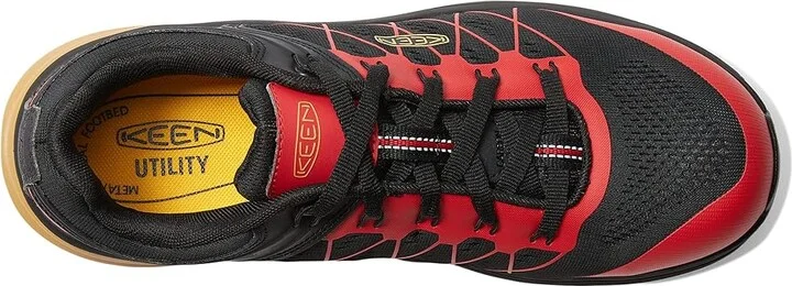 KEEN Utility Vista Energy (Comp Toe) Men's Shoes Red Carpet/Black : 10 D - Medium, Textile/Synthetic - Image 2