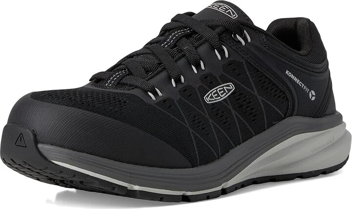 KEEN Utility Vista Energy (Comp Toe) Men's Shoes Vapor/Black : 9.5 EE - Wide, Textile/Synthetic - Image 5
