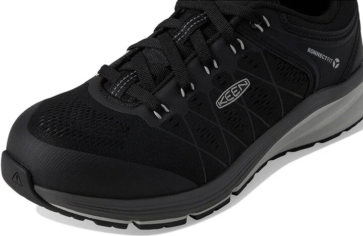 KEEN Utility Vista Energy (Comp Toe) Men's Shoes Vapor/Black : 9.5 EE - Wide, Textile/Synthetic - Image 7