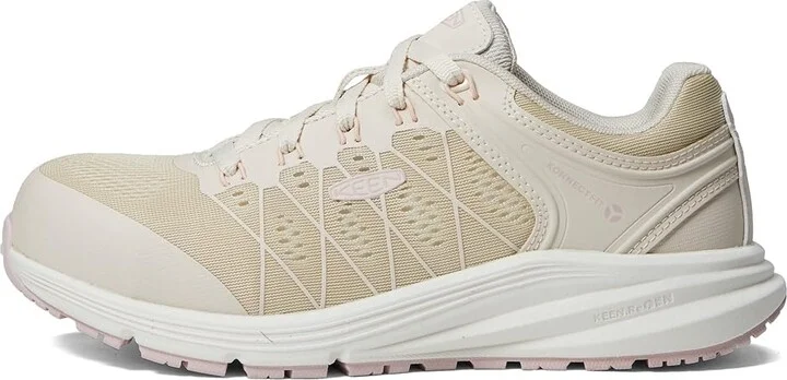 KEEN Utility Vista Energy (Comp Toe) Women's Shoes Birch/Peach Whip : 9.5 B - Medium, Textile/Synthetic - Image 6