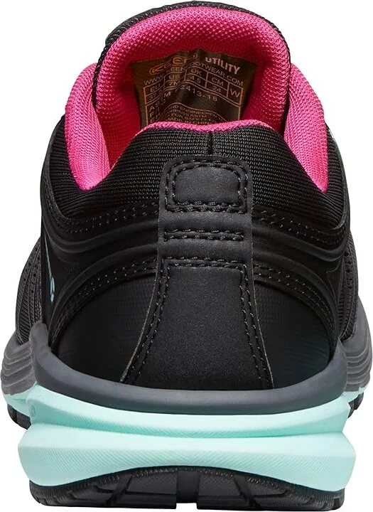 KEEN Utility Vista Energy (Comp Toe) Women's Shoes Black/Blue Light : 9.5 D - Wide, Textile/Synthetic - Image 4