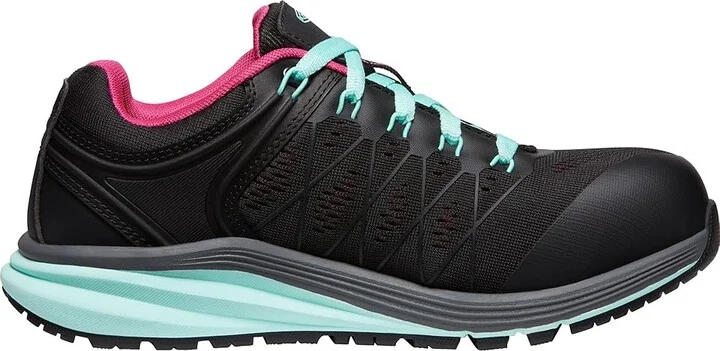 KEEN Utility Vista Energy (Comp Toe) Women's Shoes Black/Blue Light : 9.5 D - Wide, Textile/Synthetic - Image 5