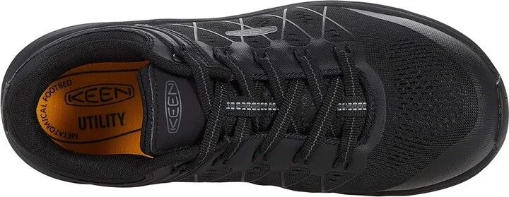 KEEN Utility Vista Energy (Comp Toe) Women's Shoes Black/Raven : 9.5 B - Medium, Textile/Synthetic - Image 2