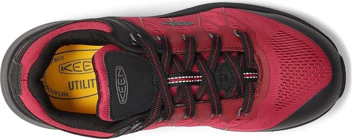 KEEN Utility Vista Energy (Comp Toe) Women's Shoes Jam/Black : 8 B - Medium, Textile/Synthetic - Image 2