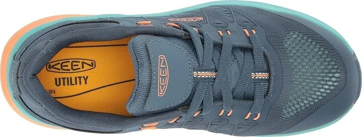 KEEN Utility Vista Energy (Comp Toe) Women's Shoes Moonlight Blue/Cantaloupe : 9.5 B - Medium, Textile/Synthetic - Image 2