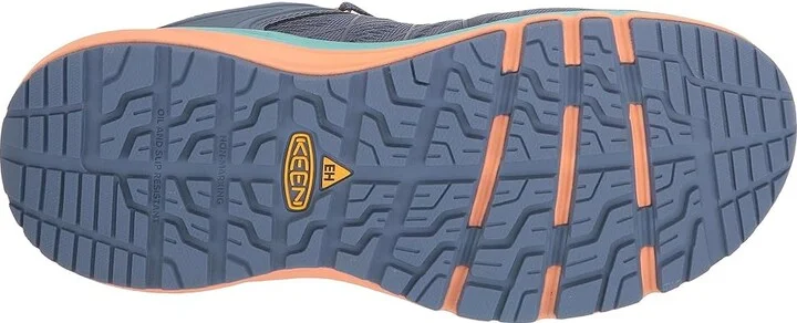 KEEN Utility Vista Energy (Comp Toe) Women's Shoes Moonlight Blue/Cantaloupe : 9.5 B - Medium, Textile/Synthetic - Image 3