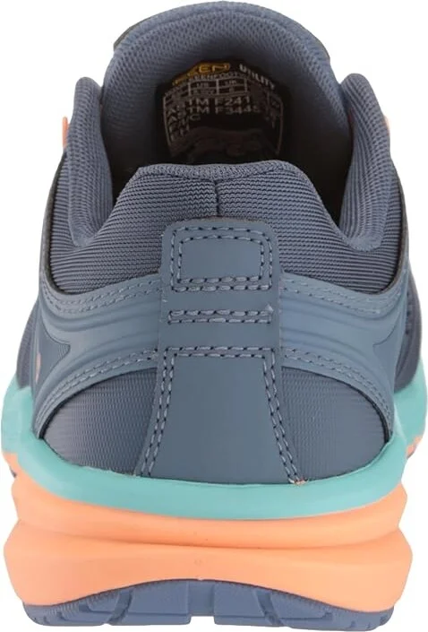 KEEN Utility Vista Energy (Comp Toe) Women's Shoes Moonlight Blue/Cantaloupe : 9.5 B - Medium, Textile/Synthetic - Image 4