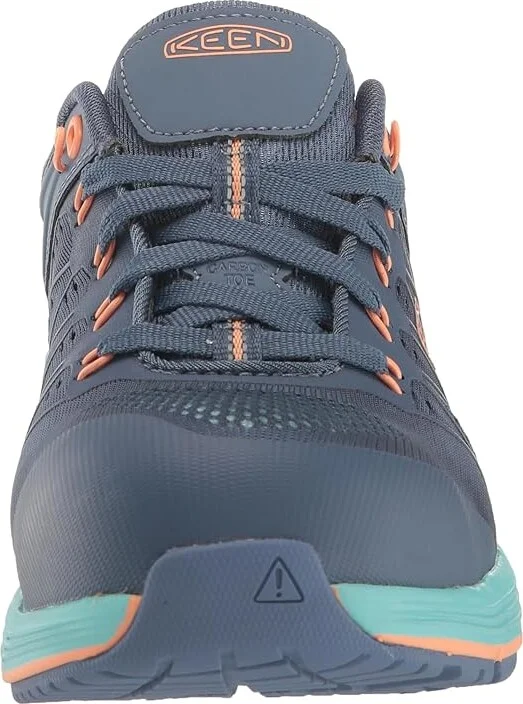 KEEN Utility Vista Energy (Comp Toe) Women's Shoes Moonlight Blue/Cantaloupe : 9.5 B - Medium, Textile/Synthetic - Image 5