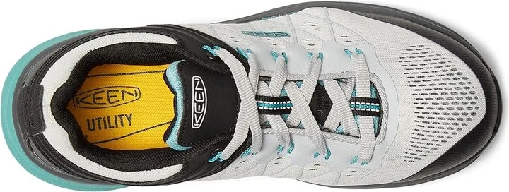 KEEN Utility Vista Energy (Comp Toe) Women's Shoes Vapor/Porcelain : 9 B - Medium, Textile/Synthetic - Image 2