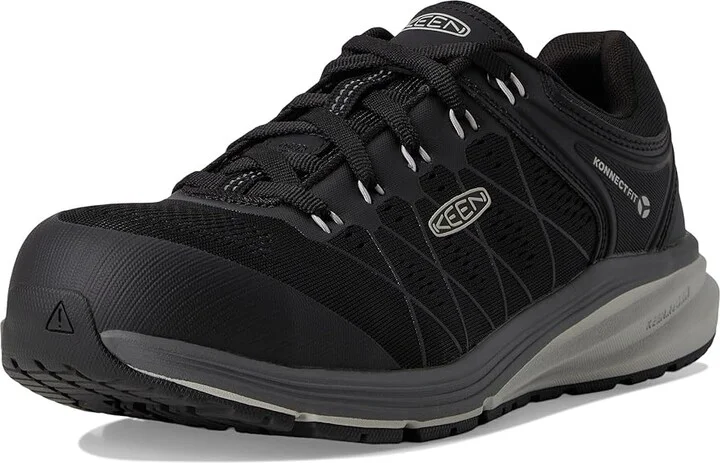 KEEN Utility Vista Energy ESD (Comp Toe) Men's Shoes Vapor/Black : 9.5 EE - Wide, Textile - Image 5