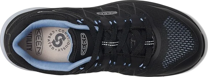 KEEN Utility Vista Energy ESD (Comp Toe) Women's Shoes Hydrangea/Black : 9.5 D - Wide, Textile/Synthetic - Image 2