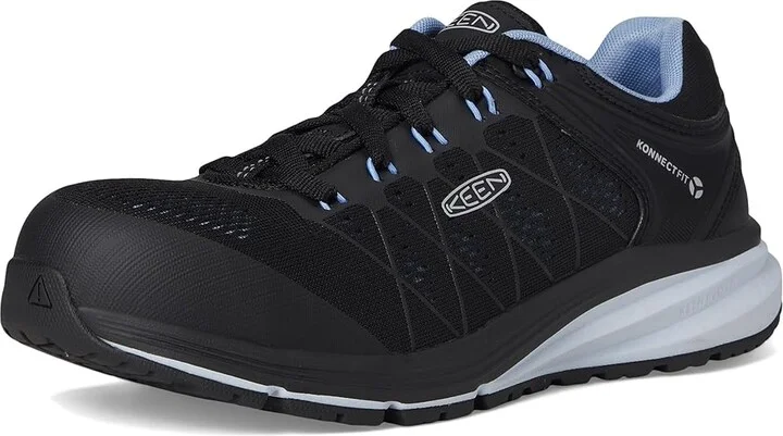 KEEN Utility Vista Energy ESD (Comp Toe) Women's Shoes Hydrangea/Black : 9.5 D - Wide, Textile/Synthetic - Image 5