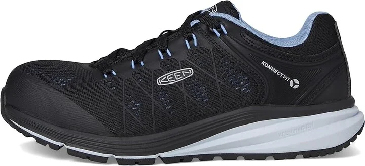 KEEN Utility Vista Energy ESD (Comp Toe) Women's Shoes Hydrangea/Black : 9.5 D - Wide, Textile/Synthetic - Image 6