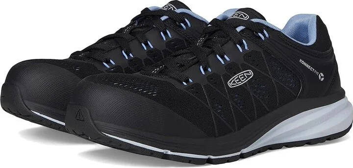 KEEN Utility Vista Energy ESD (Comp Toe) Women's Shoes Hydrangea/Black : 9.5 D - Wide, Textile/Synthetic