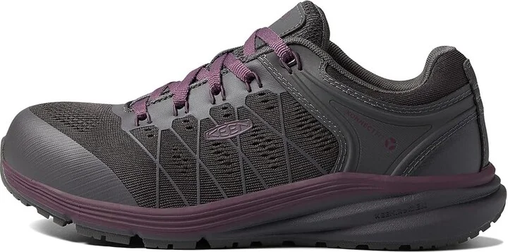 KEEN Utility Vista Energy ESD (Comp Toe) Women's Shoes Magnet/Prune Purple : 10 B - Medium, Textile/Synthetic - Image 6