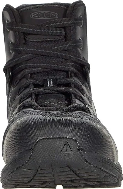 KEEN Utility Vista Energy Mid (Comp Toe) Men's Shoes Black/Raven : 9.5 EE - Wide, Synthetic - Image 5