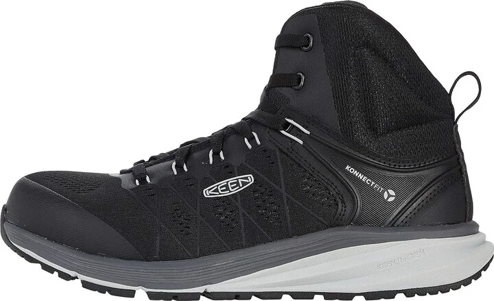KEEN Utility Vista Energy Mid (Comp Toe) Men's Shoes Vapor/Black : 7.5 D - Medium, Synthetic - Image 6
