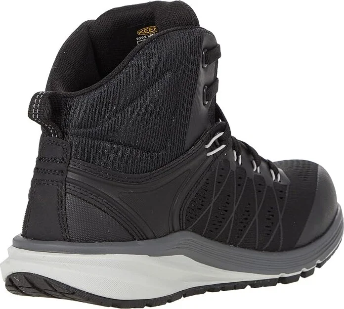 KEEN Utility Vista Energy Mid (Comp Toe) Women's Shoes Vapor/Black : 9 B - Medium, Synthetic - Image 4